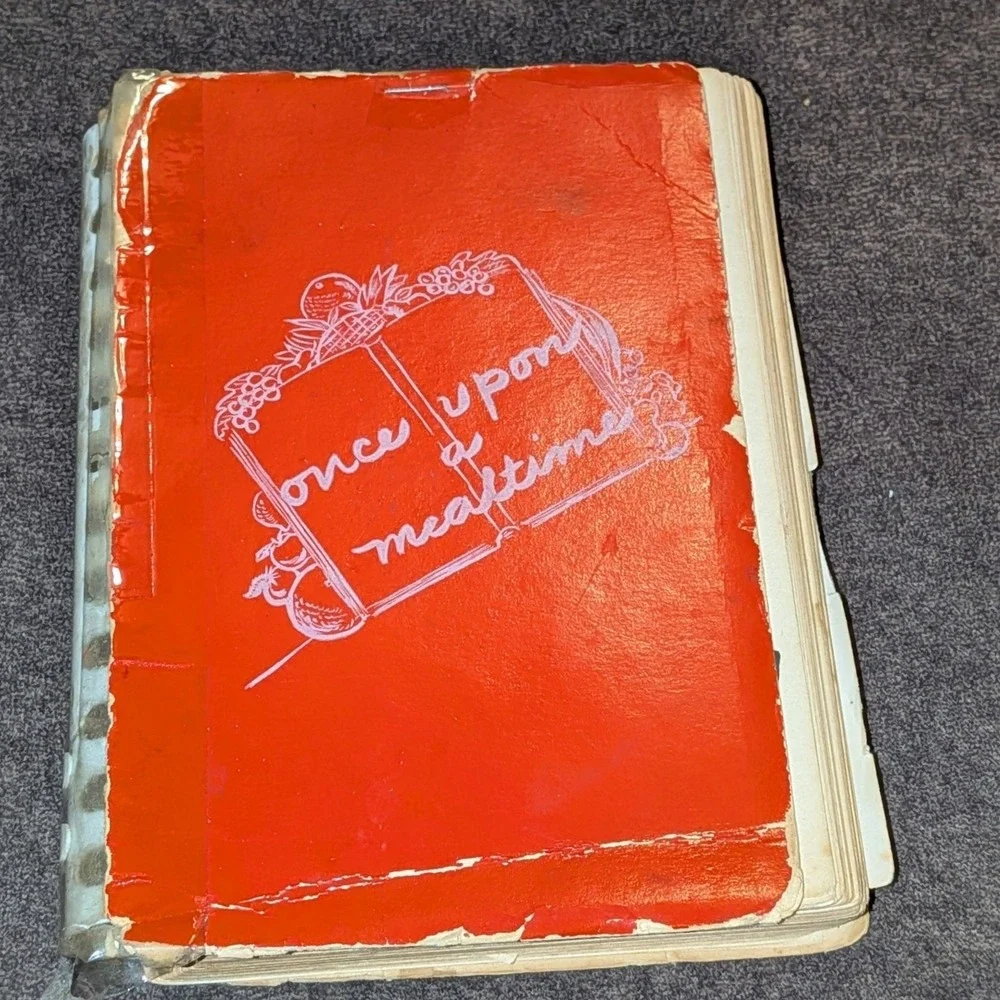 Vintage 1954 Once Upon a Mealtime Jewish Community Cookbook Sharon MA 3rd Ed